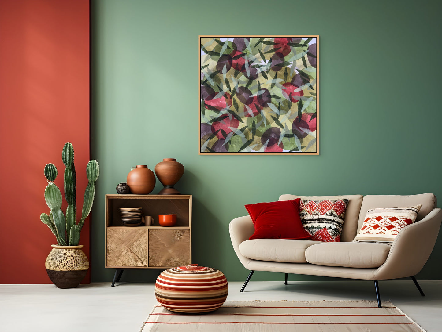 Olives - Wall art-olive harvests of the Costa Brava,