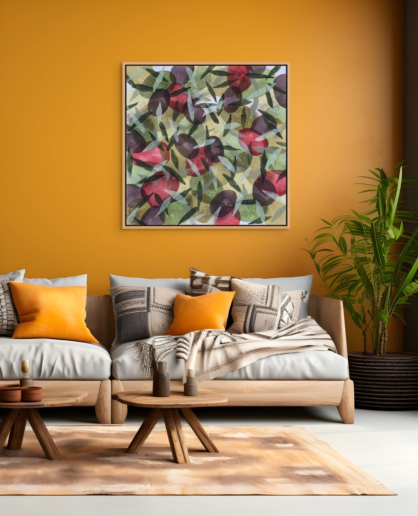 Olives - Wall art-olive harvests of the Costa Brava,