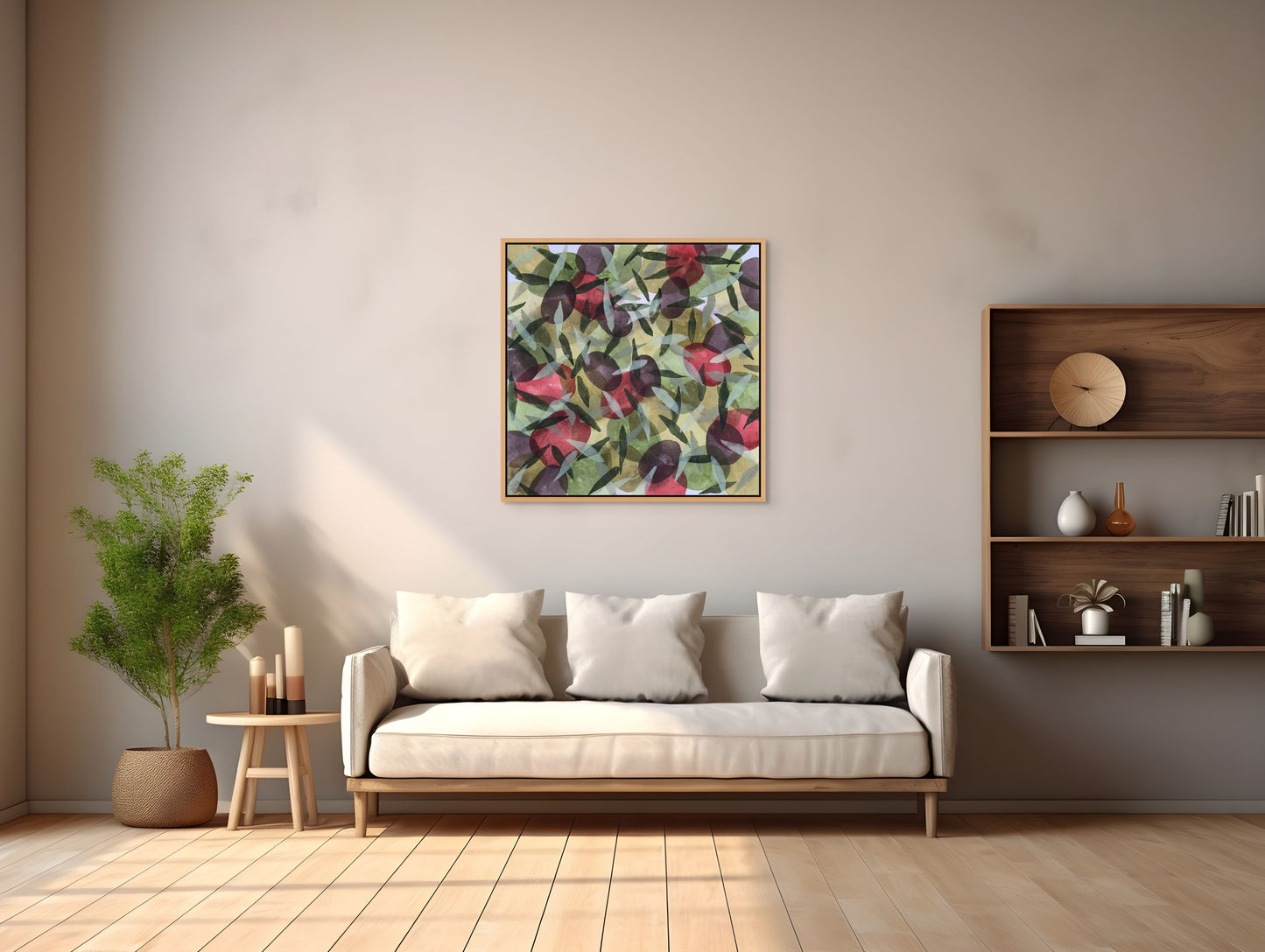 Olives - Wall art-olive harvests of the Costa Brava,